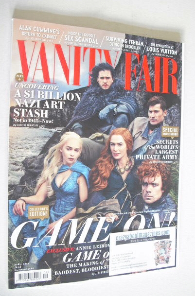 Vanity Fair magazine - Game Of Thrones cover (April 2014)