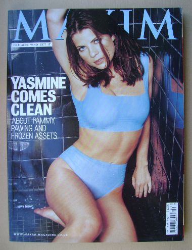 <!--1999-10-->MAXIM magazine - Yasmine Bleeth cover (October 1999)