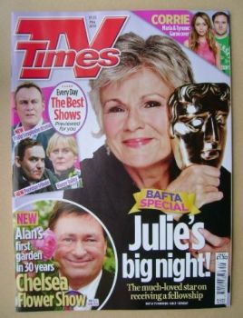 TV Times magazine - Julie Walters cover (17-23 May 2014)