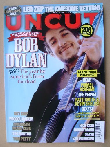 Uncut magazine - Bob Dylan cover (February 2008)