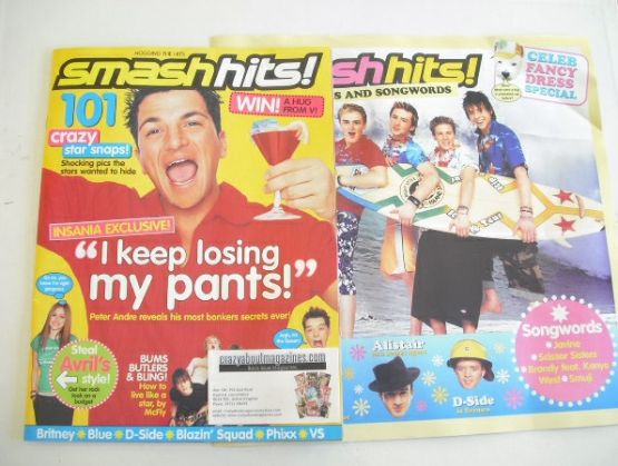 Smash Hits magazine - Peter Andre cover (28 May - 10 June 2004)