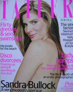 <!--2006-07-->Tatler magazine - July 2006 - Sandra Bullock cover