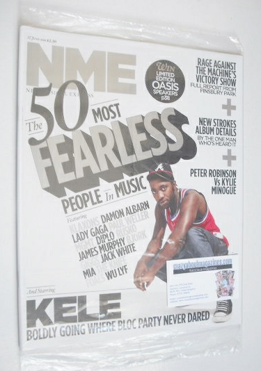 NME magazine - Kele cover (12 June 2010)
