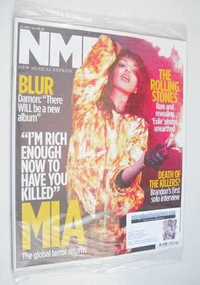 NME magazine - MIA cover (15 May 2010)