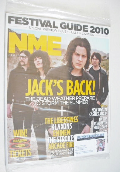 NME magazine - Jack White cover (1 May 2010)