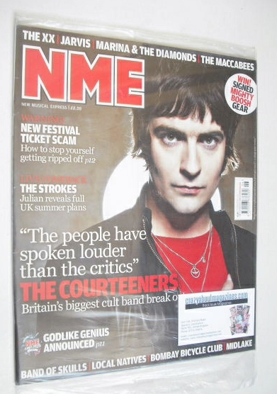 NME magazine - The Courteeners cover (13 February 2010)