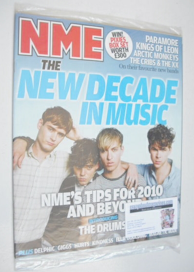 NME magazine - The Drums cover (9 January 2010)