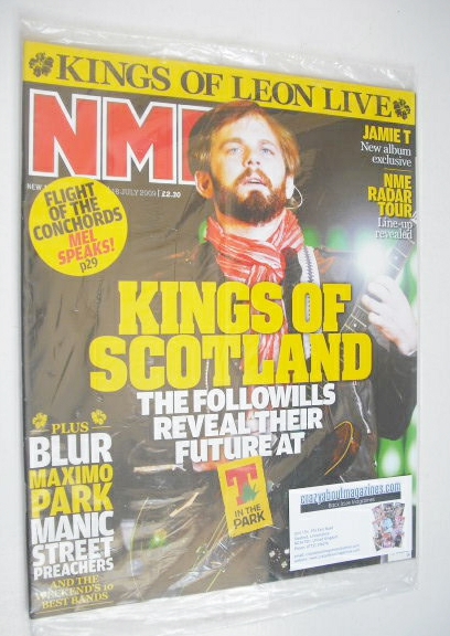 NME magazine - Kings Of Leon cover (18 July 2009)