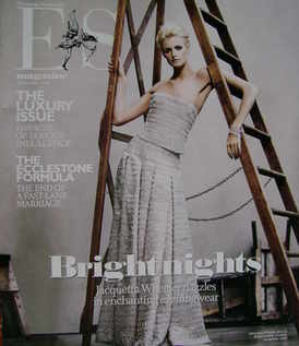 <!--2008-11-28-->Evening Standard magazine - Jacquetta Wheeler cover (28 No