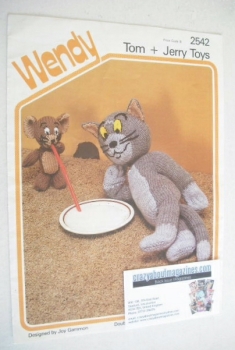 Tom and Jerry Toy Knitting Pattern (Wendy 2542)