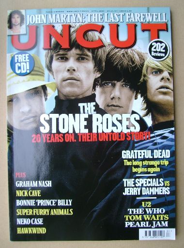 Uncut magazine - The Stone Roses cover (April 2009)