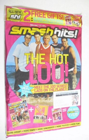 Smash Hits magazine - 100 Sexiest Lads cover (9-22 July 2003)