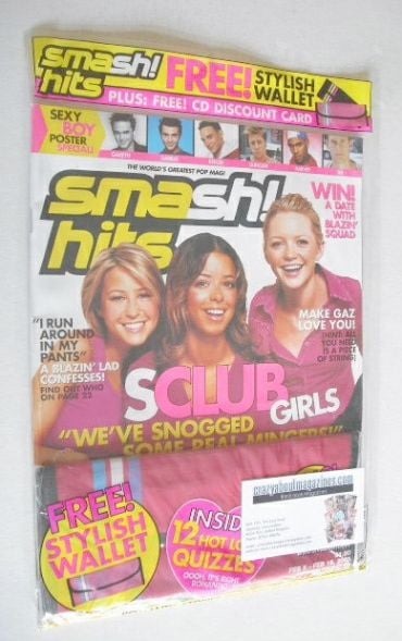 Smash Hits magazine - S Club Girls cover (5-18 February 2003)
