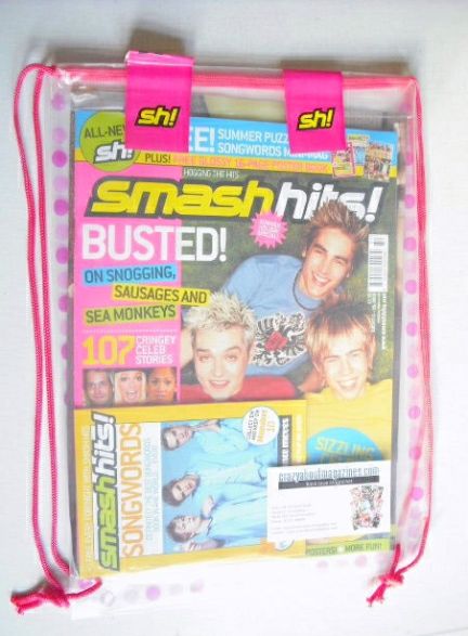 Smash Hits magazine - Busted cover (6-19 August 2003)