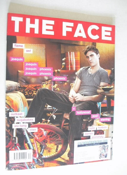 The Face magazine - Joaquin Phoenix cover (December 2000 - Volume 3 No. 47)