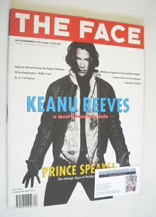 The Face magazine - Keanu Reeves cover (December 1991 - Volume 2 No. 39)