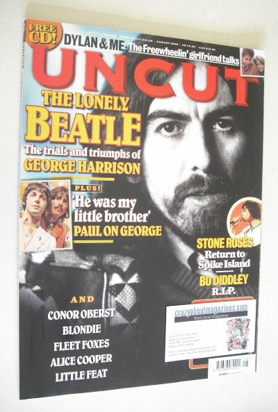 UNCUT magazine - George Harrison cover (August 2008)