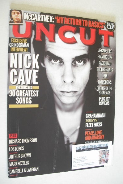 Uncut magazine - Nick Cave cover (September 2010)