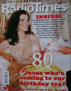 Radio Times magazine - Nigella Lawson cover (27 September - 3 October 2003)
