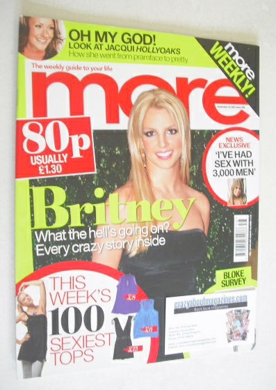 More magazine - Britney Spears cover (24 September 2007)