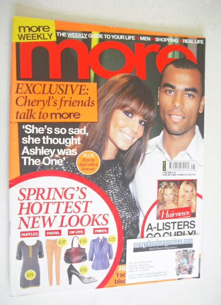 More magazine - Cheryl Cole and Ashley Cole cover (4 February 2008)