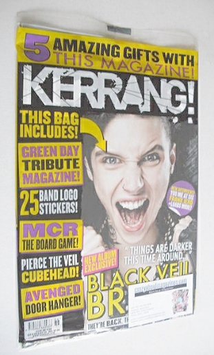 Kerrang magazine - Andy Biersack cover (6 September 2014 - Issue 1533)