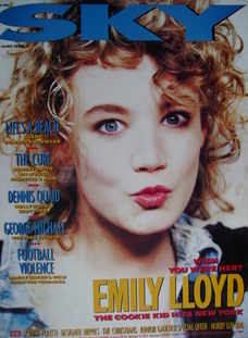 Sky magazine - Emily Lloyd cover (June 1988)