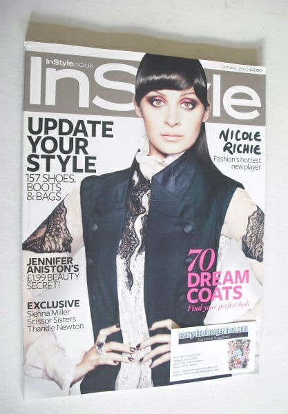 <!--2010-10-->British InStyle magazine - October 2010 - Nicole Richie cover
