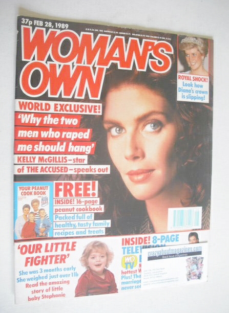 Woman's Own magazine - 28 February 1989 - Kelly McGillis cover