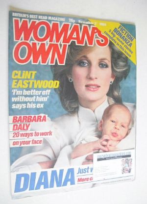 Woman's Own magazine - 3 November 1984 - Princess Diana cover