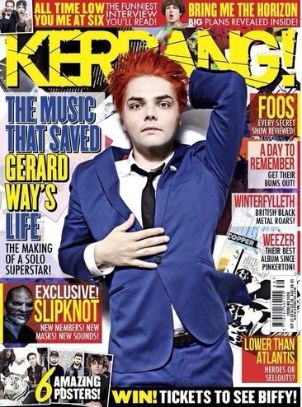 Kerrang magazine - Gerard Way cover (27 September 2014 - Issue 1536)