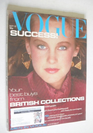 British Vogue magazine - 15 September 1980 (Vintage Issue)