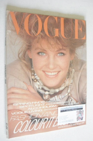 British Vogue magazine - February 1981 (Vintage Issue)