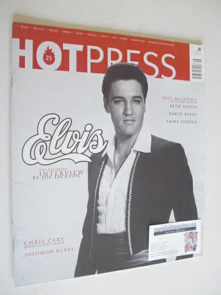 Hot Press magazine - Elvis Presley cover (28 August 2002)