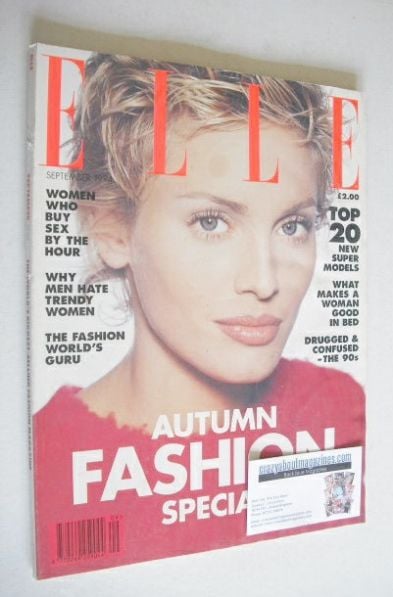 <!--1994-09-->British Elle magazine - September 1994 - Beri Smither cover