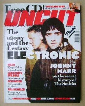 Uncut magazine - Bernard Sumner and Johnny Marr cover (April 1999)