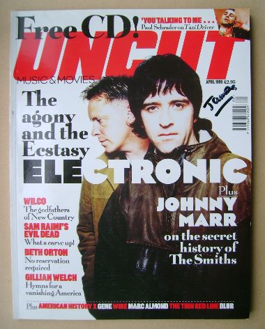 <!--1999-04-->Uncut magazine - Bernard Sumner and Johnny Marr cover (April 