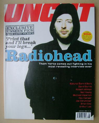 <!--2001-08-->Uncut magazine - Thom Yorke cover (August 2001)