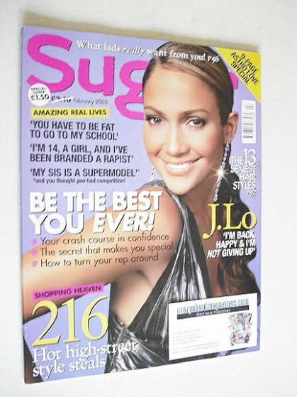 Sugar magazine - Jennifer Lopez cover (February 2005)