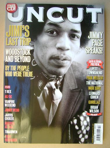 <!--2010-02-->Uncut magazine - Jimi Hendrix cover (February 2010)