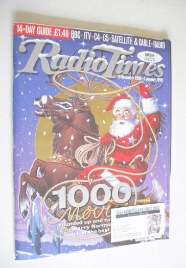 <!--1998-12-19-->Radio Times magazine - Father Christmas cover (19 December