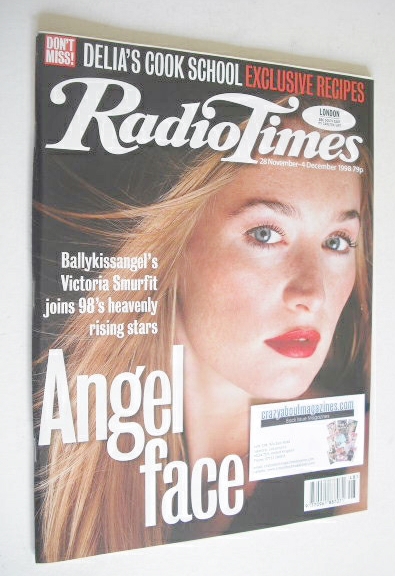 <!--1998-11-28-->Radio Times magazine - Victoria Smurfit cover (28 November