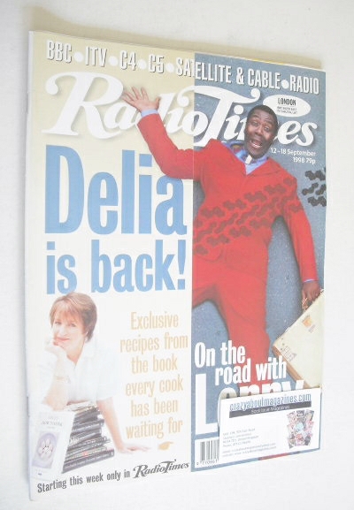<!--1998-09-12-->Radio Times magazine - Lenny Henry cover (12-18 September 