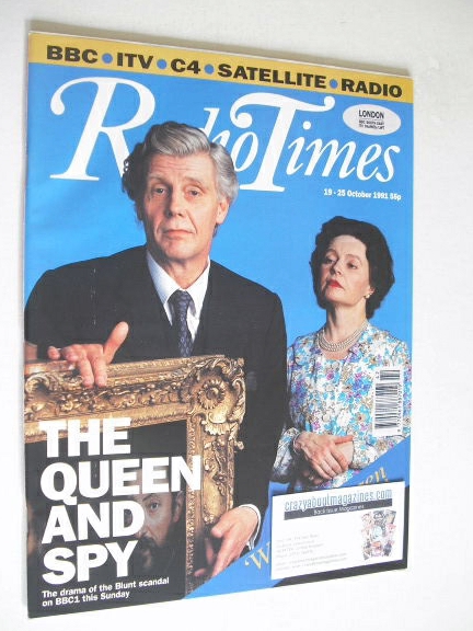 Radio Times magazine - James Fox and Prunella Scales cover (19-25 October 1991)