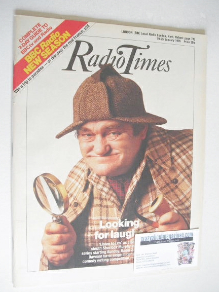 Radio Times magazine - Les Dawson cover (19-25 January 1985)