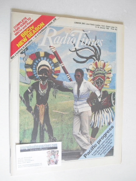 Radio Times magazine - Pacific Progress cover (12-18 January 1985)