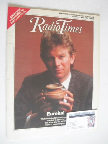 <!--1985-02-23-->Radio Times magazine - Michael Wood cover (23 February - 1