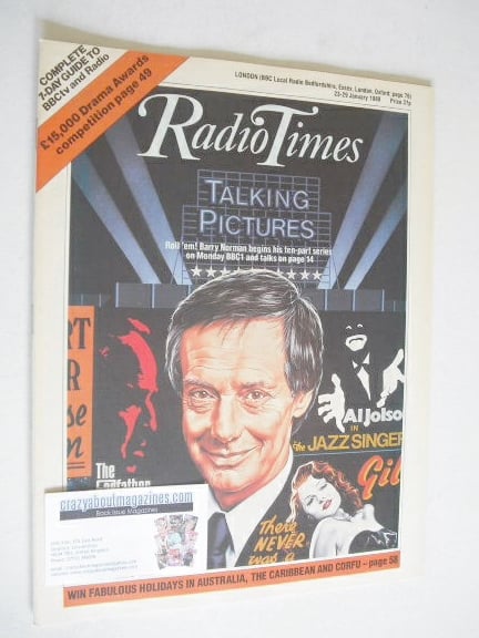 Radio Times magazine - Barry Norman cover (23-29 January 1988)
