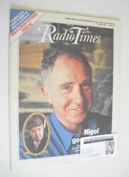 Radio Times magazine - Nigel Hawthorne cover (7-13 May 1988)