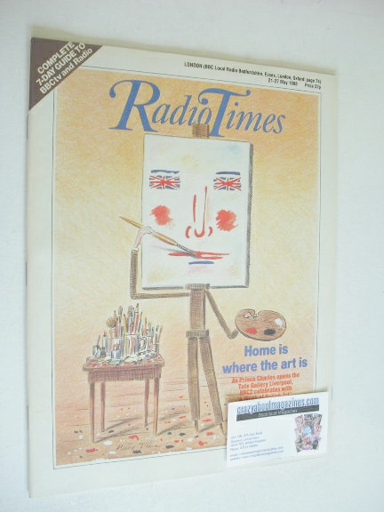 Radio Times magazine - Home Is Where The Art Is cover (21-27 May 1988)